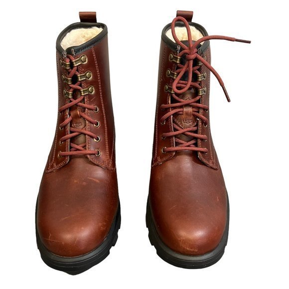 NWOT UGG(r) Kirkson Waterproof Boot in Cordovan Leather (9) - Picture 2 of 15